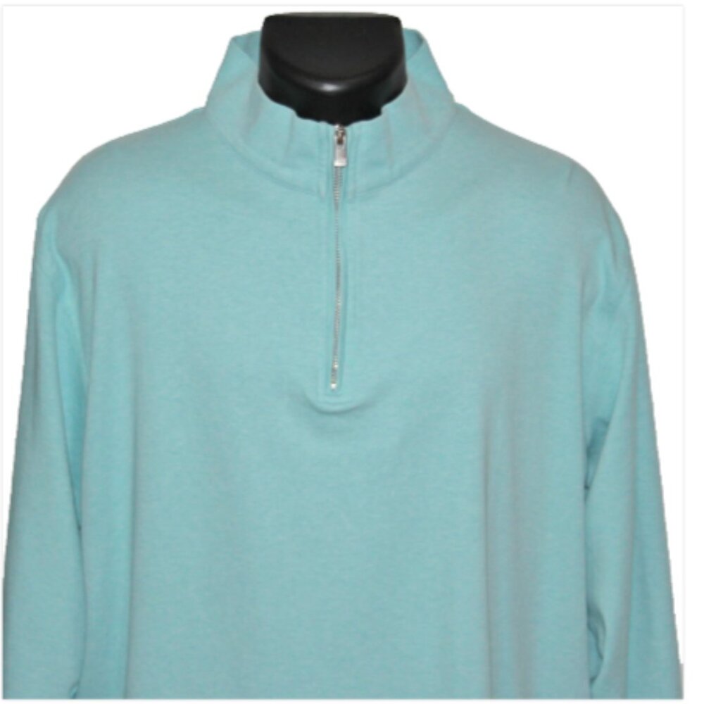 NICE Peter Millar Crown Soft Lightweight 100% Cotton 1/4 Zip XL, No Club Logos